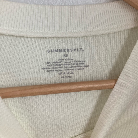 NWT Summersalt Softest French Terry Pullover XS - Picture 3 of 7